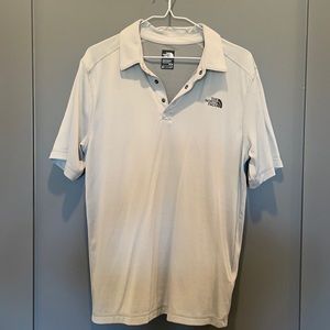 Silver (light grey) North Face Men’s Polo size M